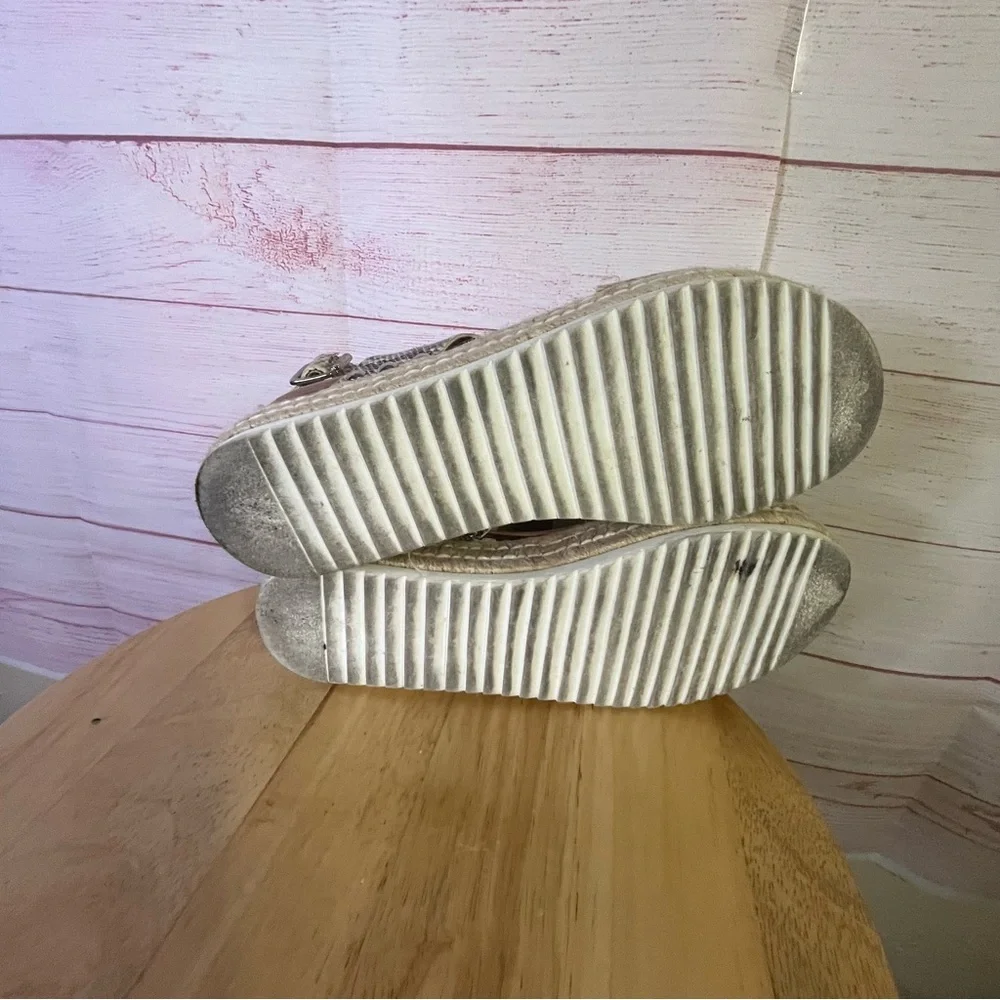 Steve Madden‎ Catia  Snake Espadrilles Sandals Size 8 M